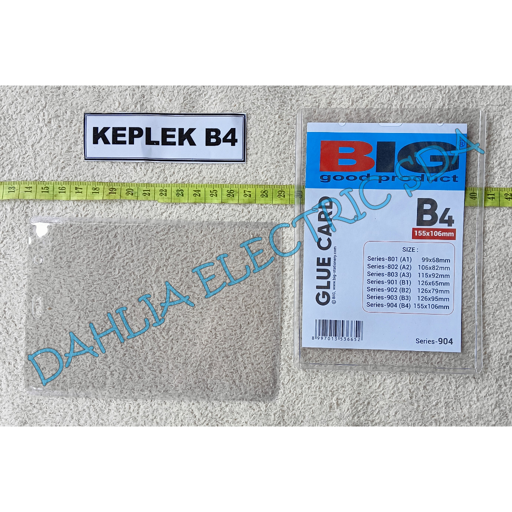 Name Tag Keplek B4 Cover Plastik
