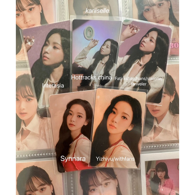 AESPA KARINA SEASON'S GREETINGS 2022 PRE ORDER BENEFIT PHOTOCARD pc pob seasons season sg22 ssgt 22 