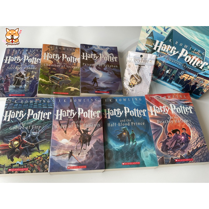 Buku novel Harry Potter Complete Book Series 15th Anniversary Edition Boxed Set by J.K. Rowling prel