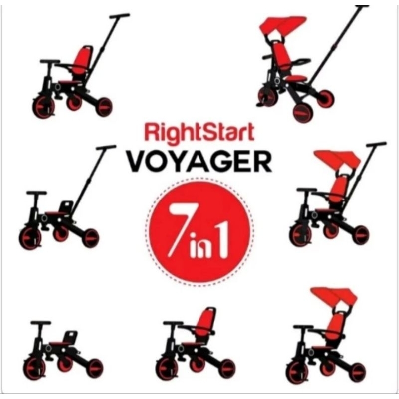 Sepeda Bayi / Sepeda Anak / Right Star Voyager Tricycle