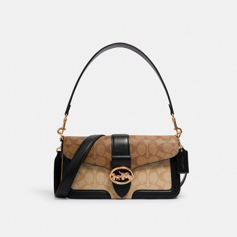 COACH GEORGIE Dionysus Tas Messenger Satu Bahu Tas Tangan