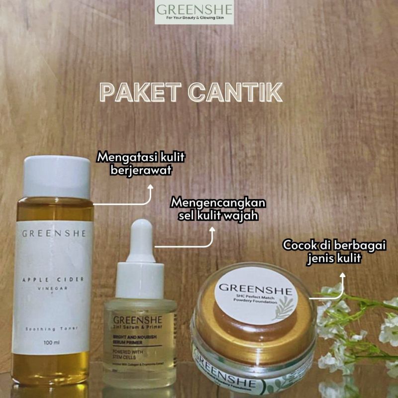 PAKET CANTIK GREENSHE