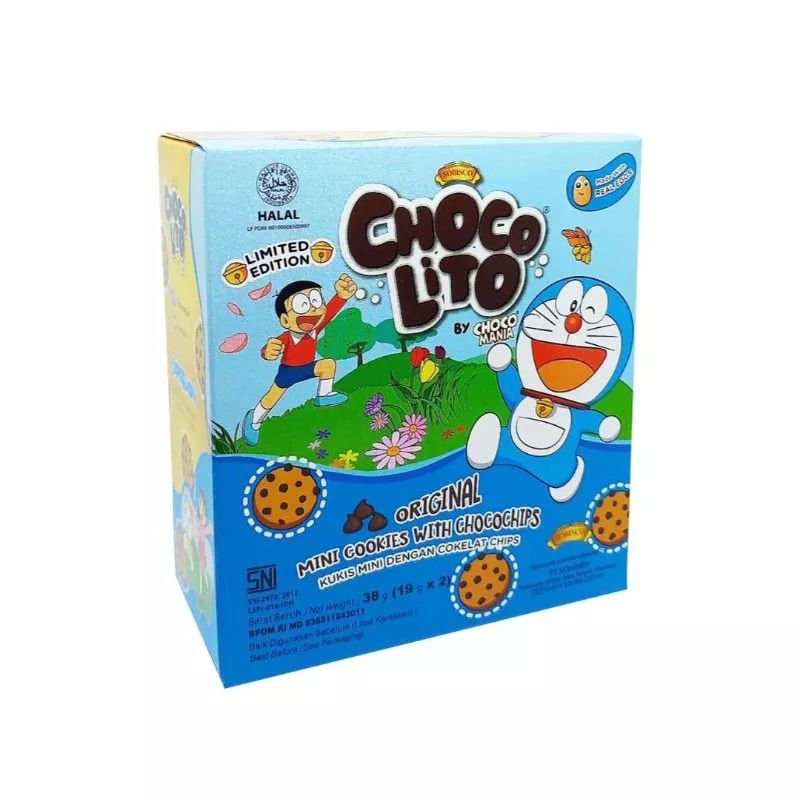 

Chocolito Mini Cookies Chocochips 2 x 19gr / Original / Rich Choco