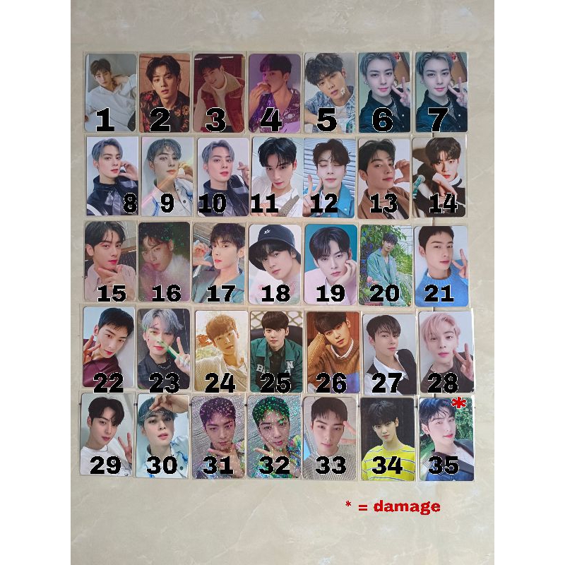 Photocard PC Cha Eunwoo ASTRO