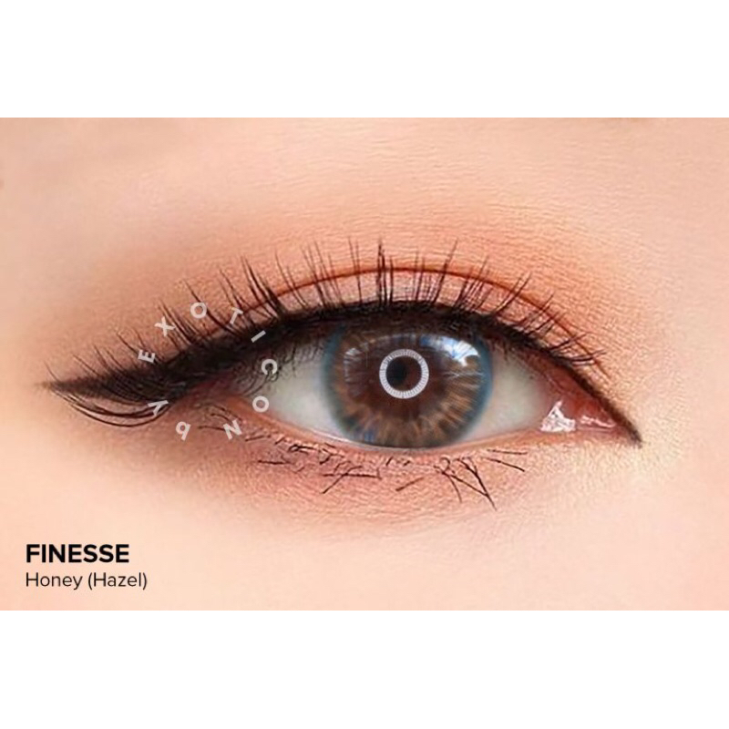 𝐌𝐨𝐨𝐝𝐞𝐫𝐧 - Softlens Finesse Warna Honey (Hazel)