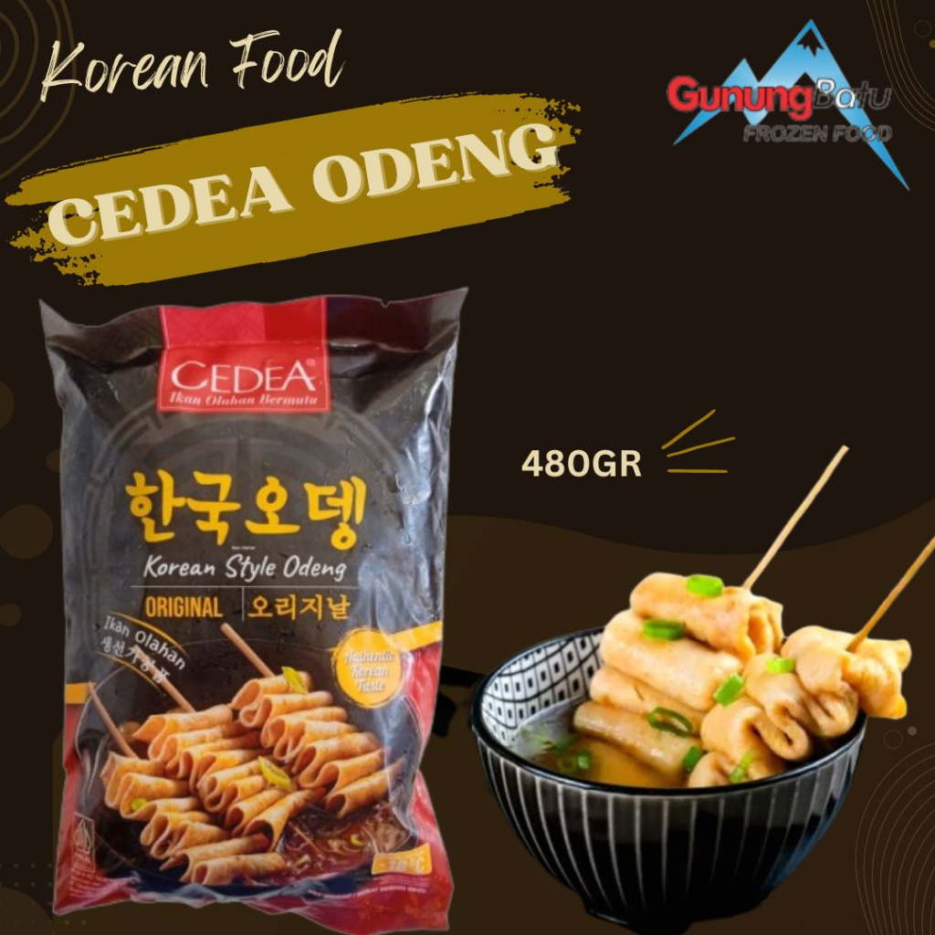 

CEDEA KOREAN STYLE ODENG VARIANS (ORI/SPICY) 480GR