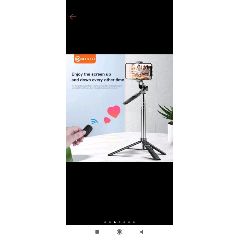 MIXIO A36-160CM Tongsis Bluetooth With Remote