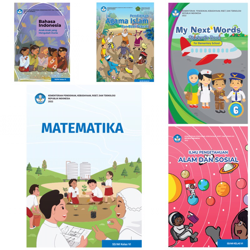 Buku paket kelas 6 SD Kurikulum Merdeka/ Penggerak 2021 - Diknas