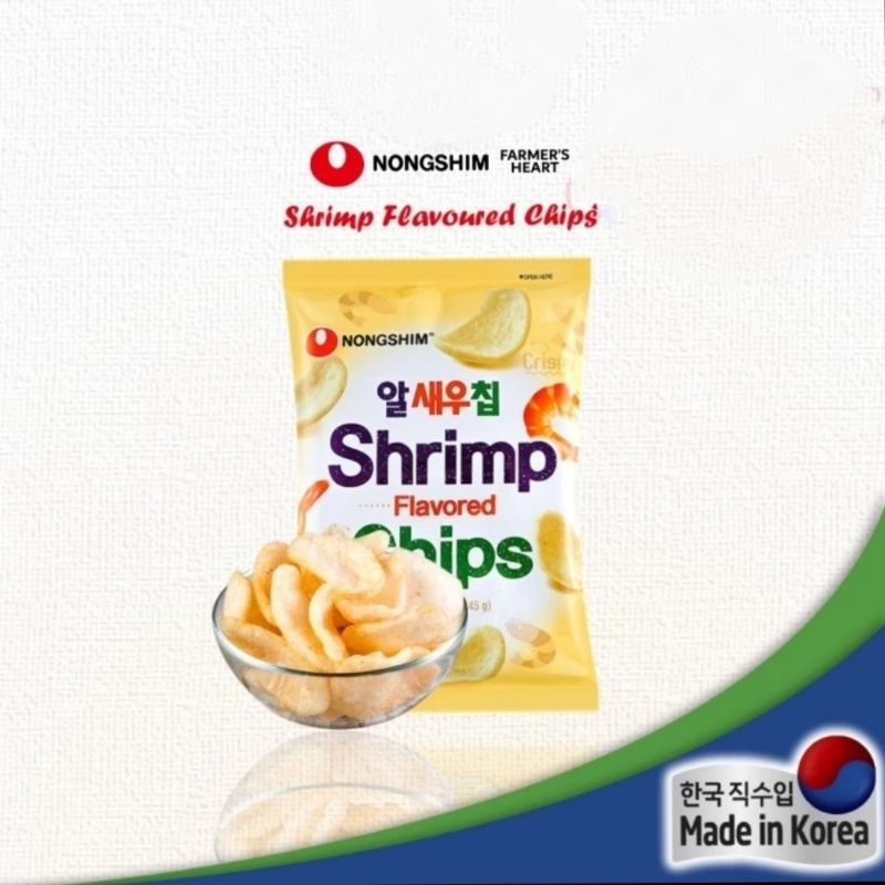 

NONGSHIM Shrimp Chips Snack Korea 75gr