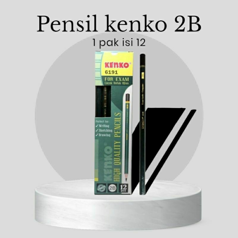 

Pensil 2B kenko Hijau 1 Box (12Pcs)