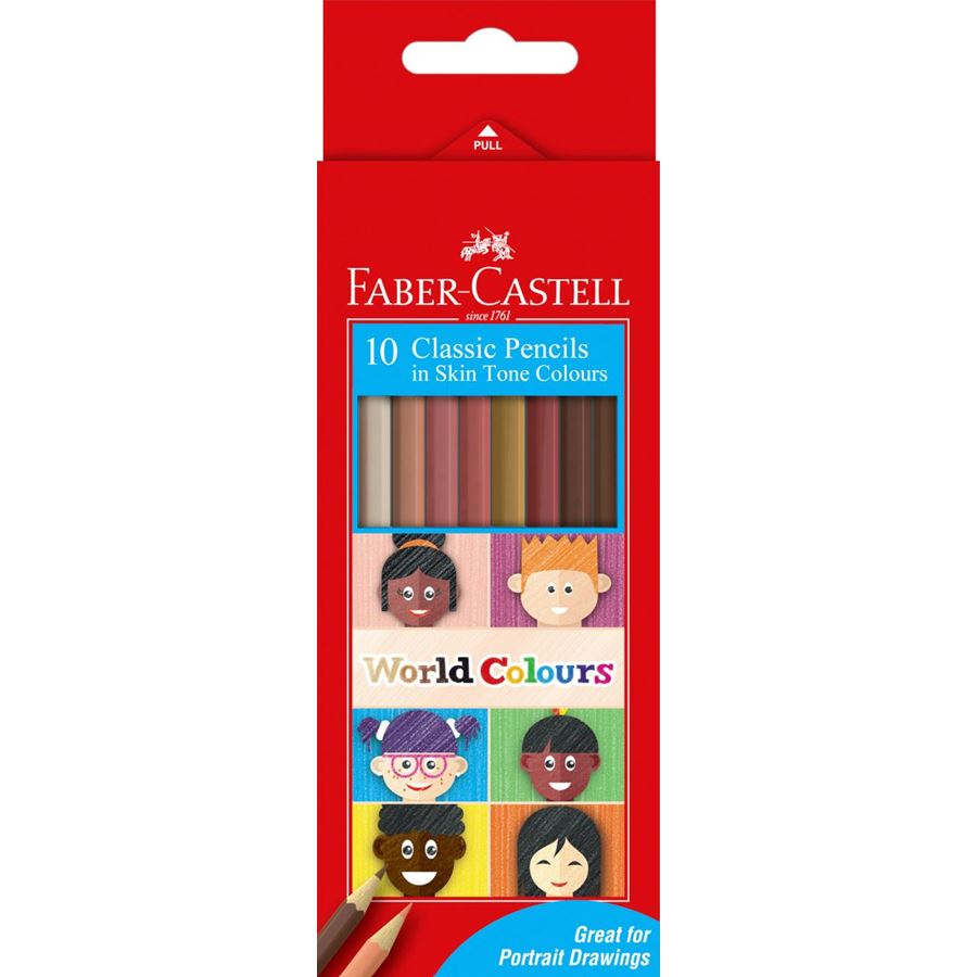 

RK Pensil Warna Faber Castell World Colours 10 Warna / World Colours Classic Colour Pencil Skin Tone