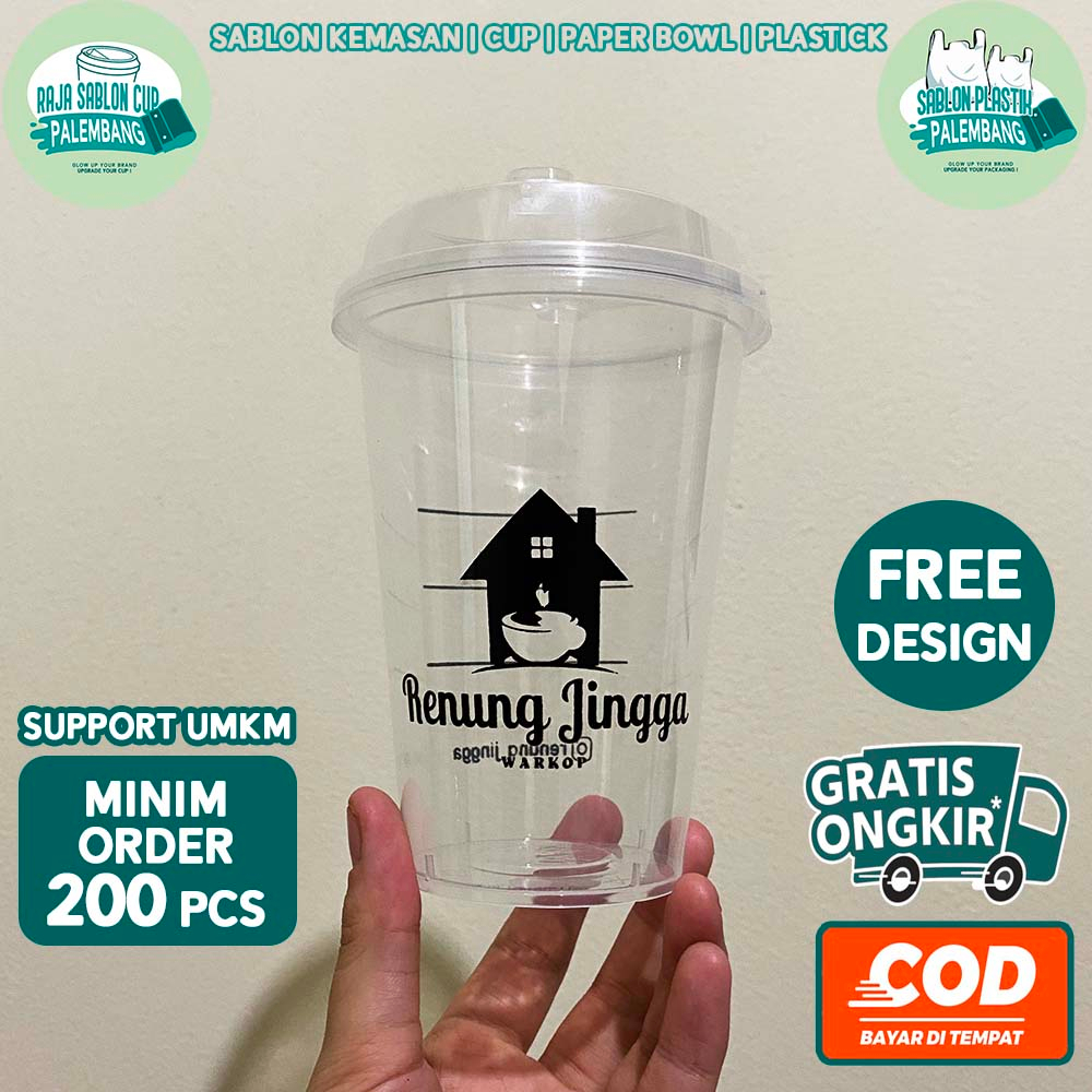 SABLON CUP PP INJECTION All Size TERMURAH & TERLENGKAP - Sablon Gelas Plastik / Sablon Cup / Cup Pla