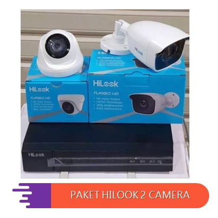 PROMO PAKET HILOOK / kamera hilook 2mp / paket cctv hilook / CCTV - paket hilook 2 kamera