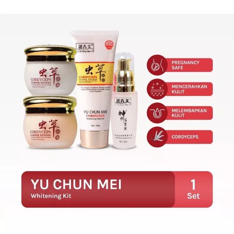 PAKET YU CHUN MEI CORDYCEPS 4IN1 ORIGINAL BPOM