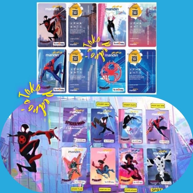 Mandiri eMoney SPIDERMAN ORI /Like eTOLL Tapcash Flazz or Brizzi