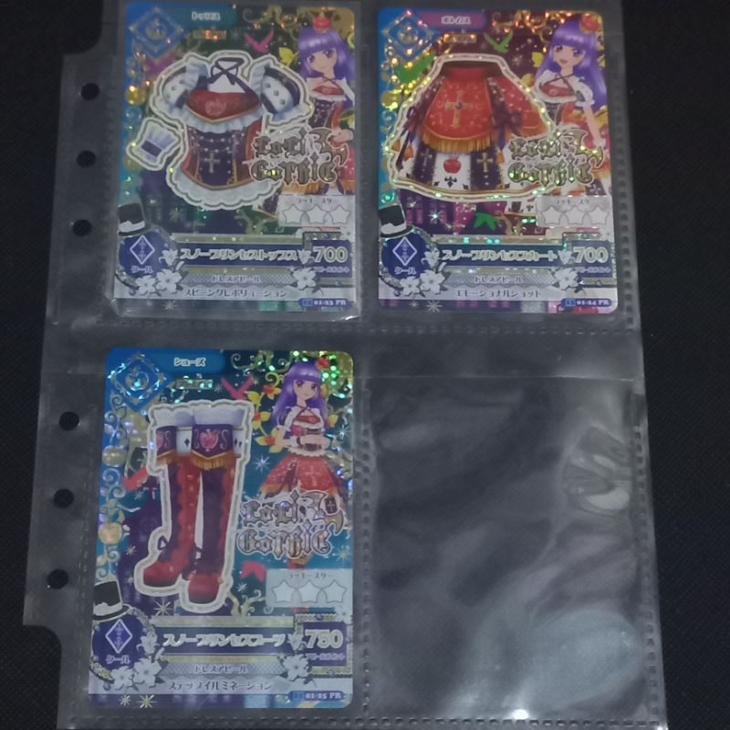 BOOKED Aikatsu Card Japan Snow Princess Coord