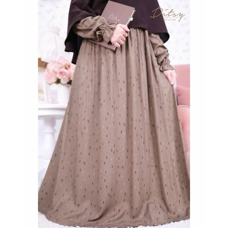 ZELIE TAUPE M DITSY JULI 2023 (ROYAL VISCOSE)