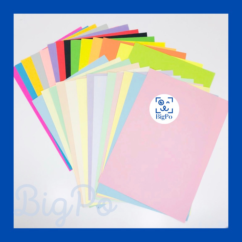 

(20 lembar) Kertas Warna Kertas Spectra Warna Kertas HVS Warna A4 80gsm 80 gram 27 Warna Quilling Paper BigPo