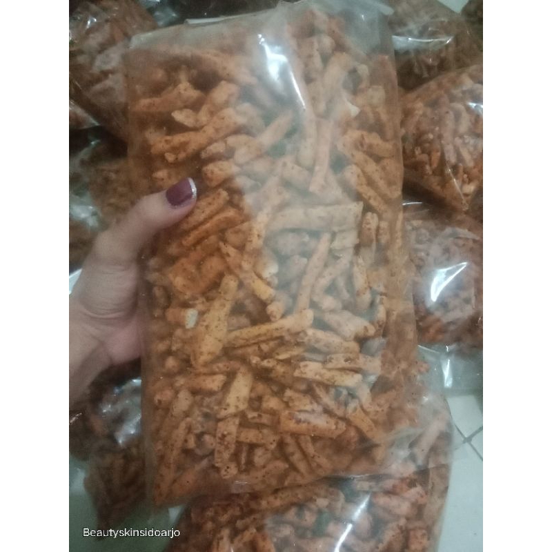 

( 1 kg ) Basreng Stik Daun Jeruk Viral Gurih dan Renyah