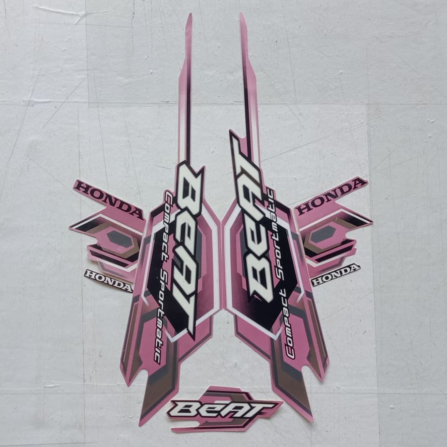 STIKER STRIPING STANDAR HONDA BEAT KARBU 2008, LIST STANDAR HONDA BEAT KARBU 2008 BERKUALITAS DAN MU