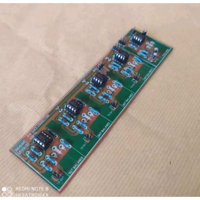 Kit Input Output Balance Dipasangkan Dengan Crossover 4 Way 1 IN 4 OUT