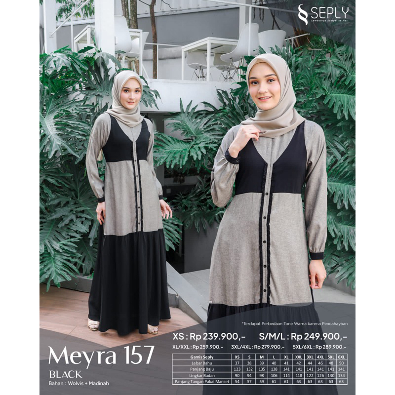 SALE 20% Gamis Meyra 157 by Seply