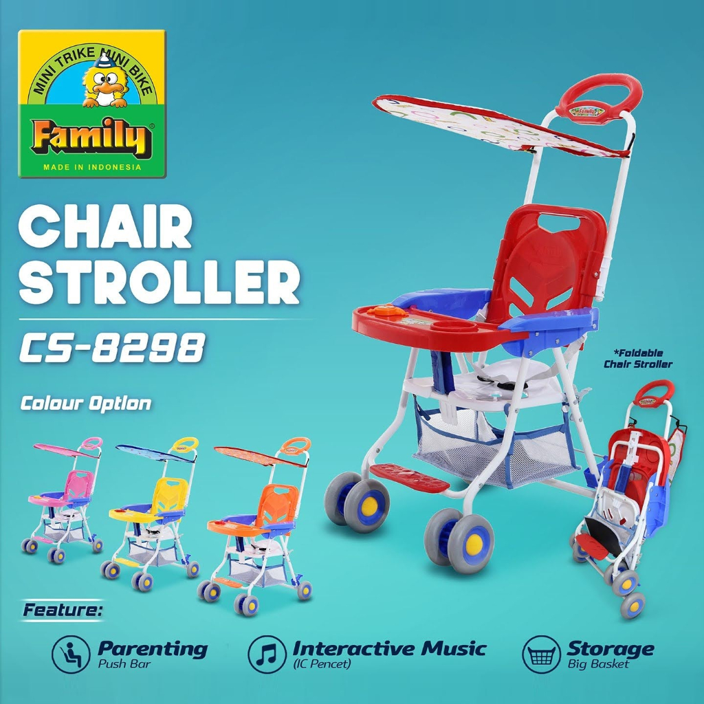 FAMILY CS-8298 Chair Stroller Kursi Dorong Bayi