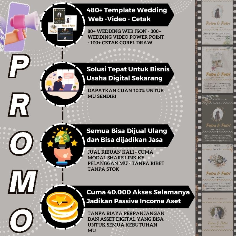 Template Undangan Pernikahan Web Digital
