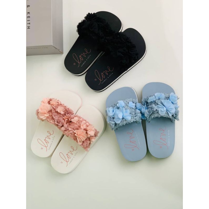 534 Sandal Wanita Sandal Bunga Wanita