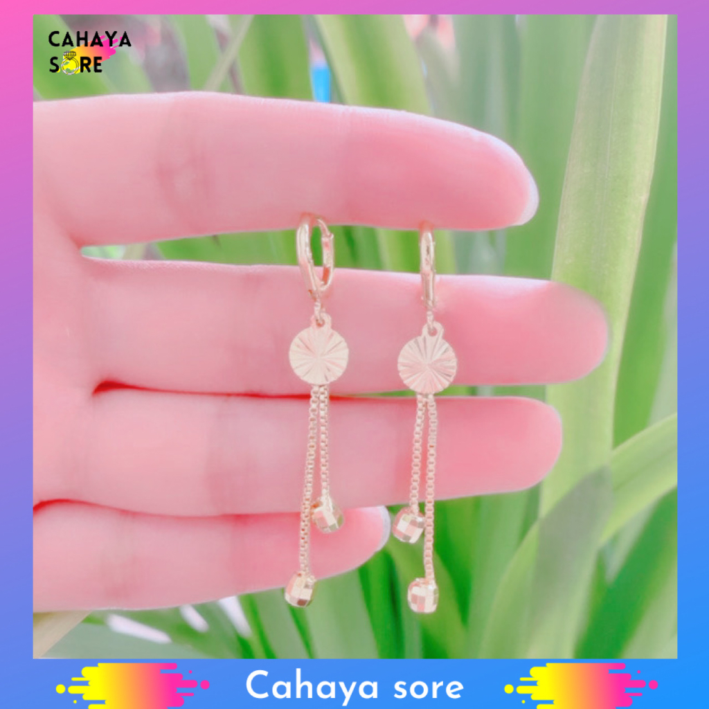 Anting Xuping Gold Anting Dewasa Model Clip Jurai Love AD22