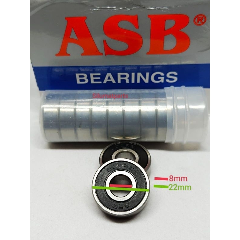 Bearing 608 2RS ASB /  Laher 608