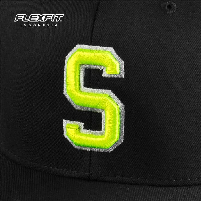 Extra Tambahan Bordir Custom Embroidery Huruf Timbul 3D Topi FLexfit Yupoong