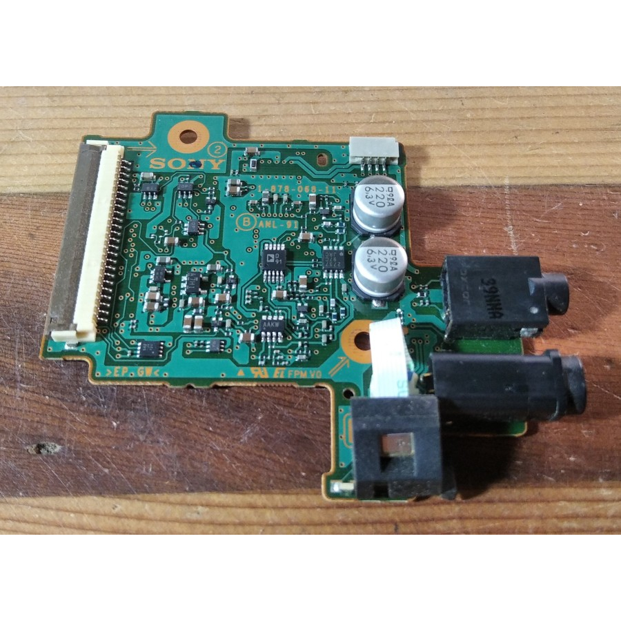 Board Port Audio Jack Laptop Sony Vaio VGN TT VGN-TT130 1-878-068-11