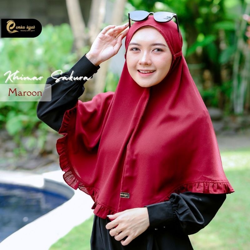 Khimar sakura Emka hijab
