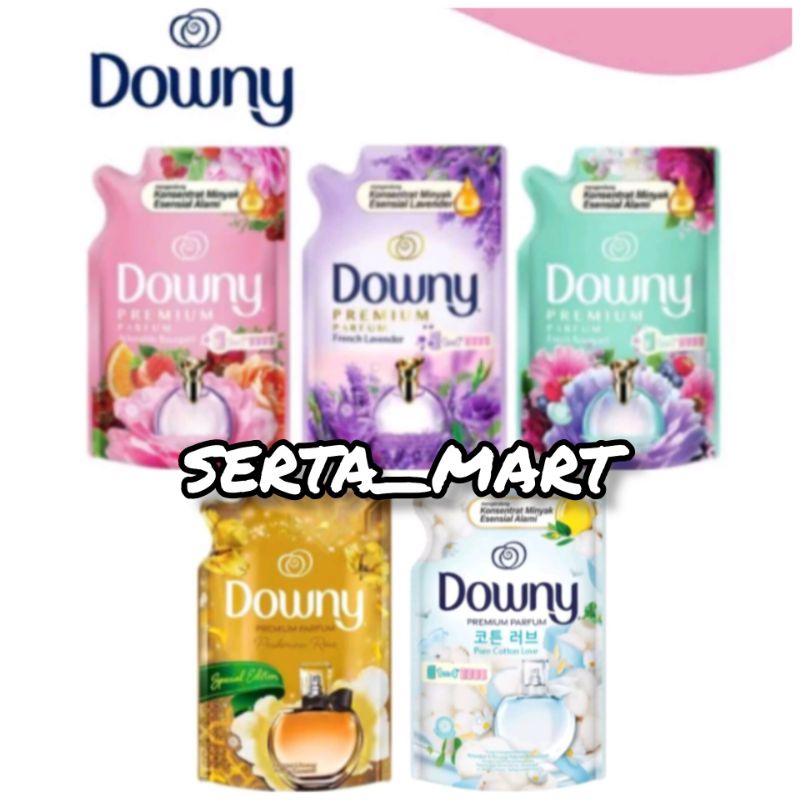 Downy Pelembut dan Pewangi Pakaian Konsentrat 550ml - Peach Blossom / Pashmina Rose / Adorable / Fre