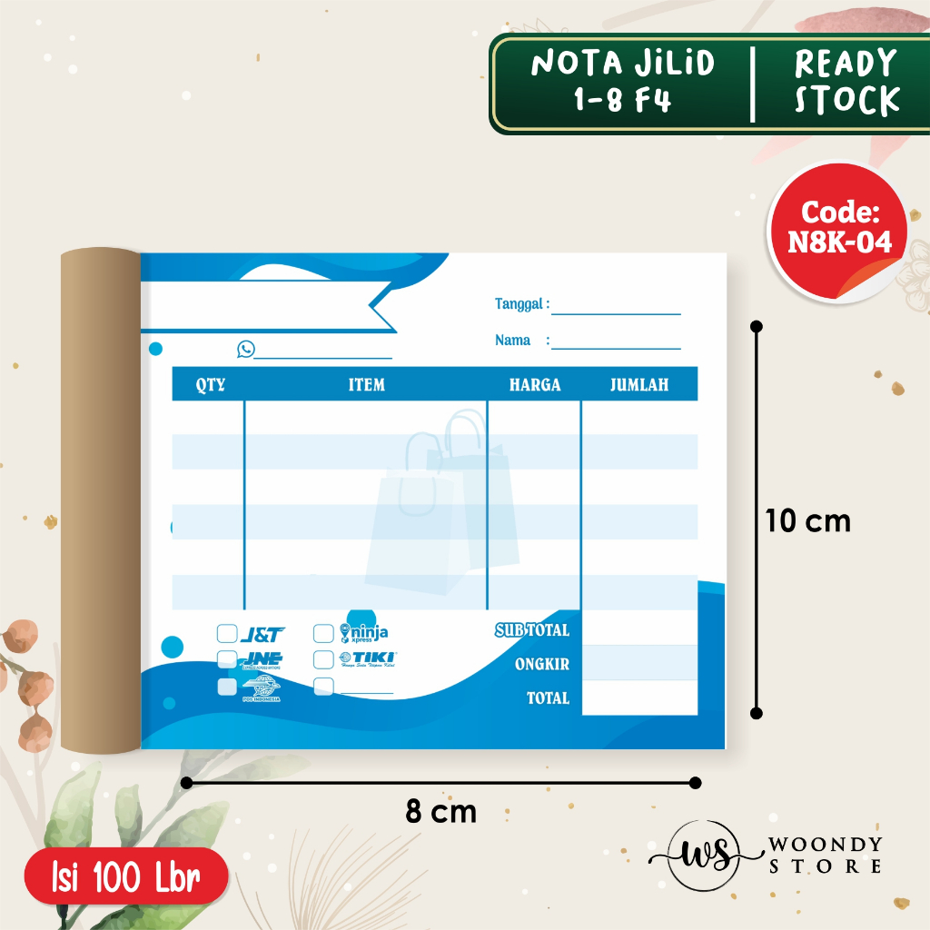 

NOTA OLSHOP ONLINE SHOP KOSONGAN KONTAN 1 PLY MURAH N8K 04