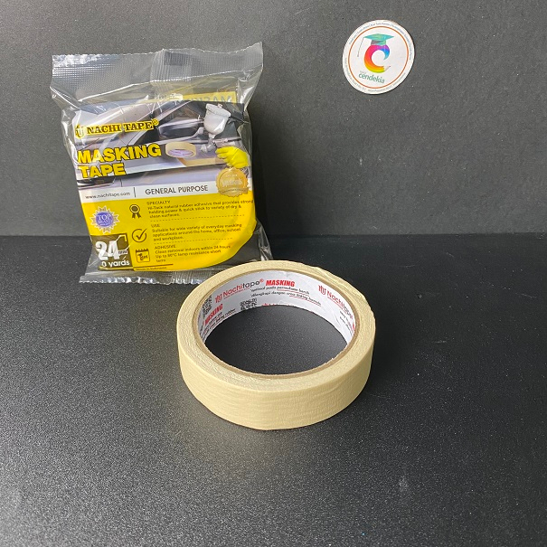 

Masking Tape Isolasi Kertas NACHI 24mm x 20Y 1inc