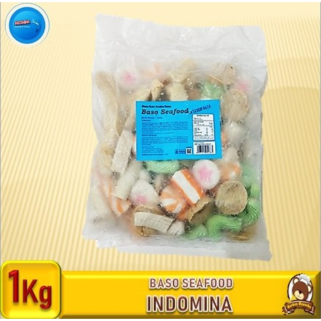Indomina Baso Seafood Mix 1Kg Seafood Indomina Seafood Distributor Frozen Food Bogor Alternatife Ced