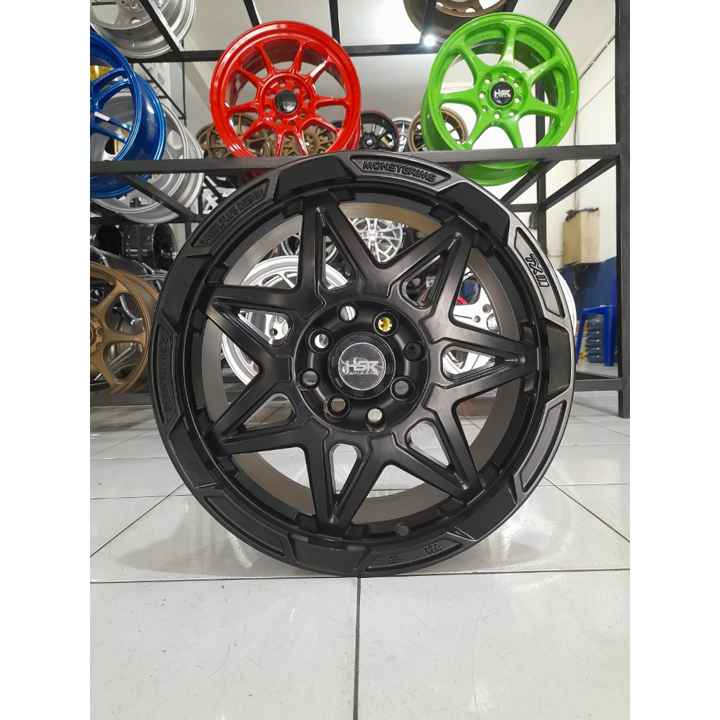 Velg Mobil Toyota Avanza Ring 15 Model HSR TRAGAH Pelek L;ubang 4