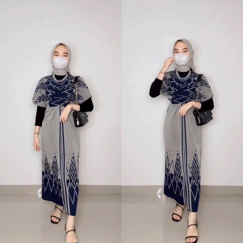 gamis tenun blanket gamis tenun etnik