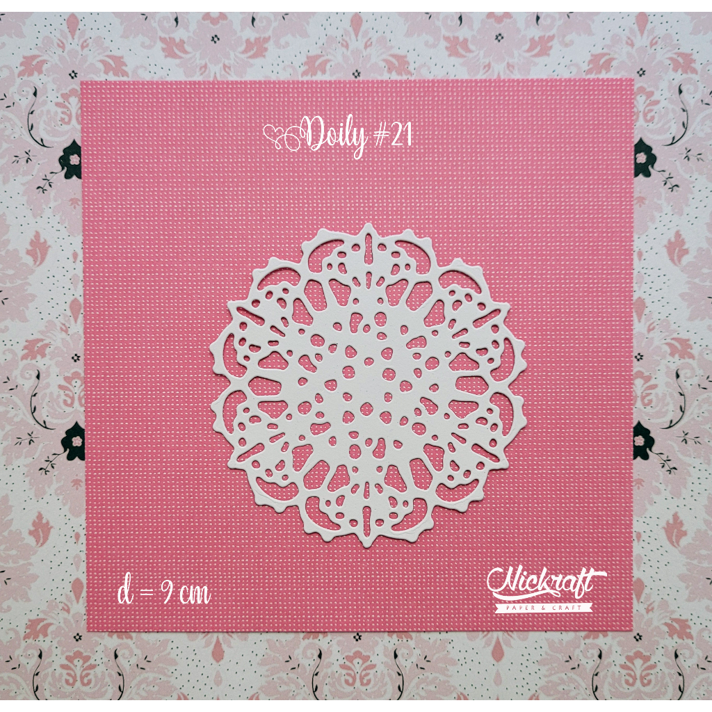 

DOILY #21 - Hiasan Scrapbook Jurnal Die Cut Doily Paper
