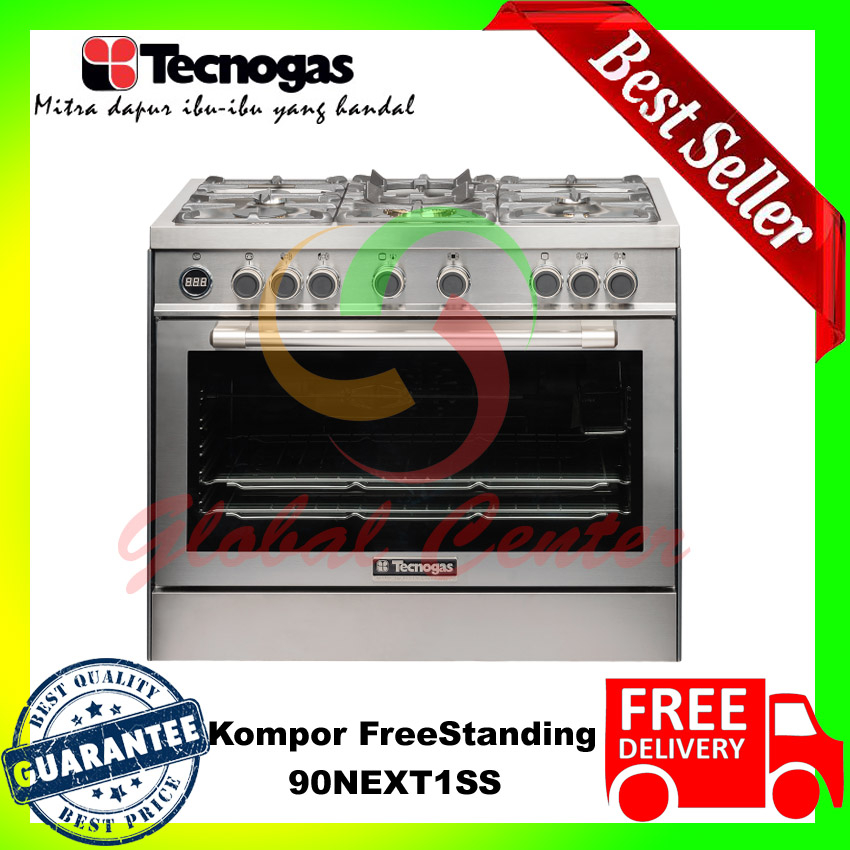 TECNOGAS Kompor FreeStanding 90NEXT1SS - GARANSI RESMI