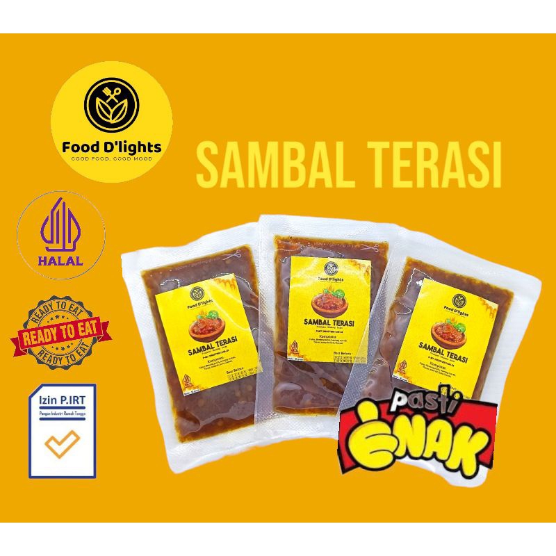 

Sambal Terasi sachet awet tahan lama 30grm