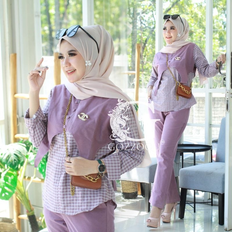 ARUAN SETELAN CELANA BY GOZZO ORIGINAL