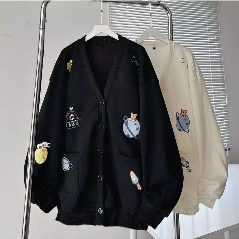 CARDIGAN ASTRO PREMIUM Sweater Cardigan Fashion Outfit Ootd