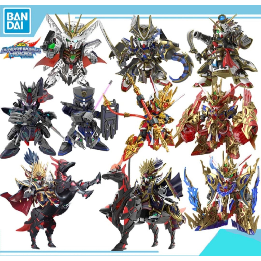 Mainan SD Gundam World Heroes SDW Heroes Bandai ORIGINAL dan BARU