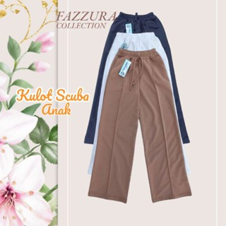 CELANA KULOT SCUBA ANAK PEREMPUAN 4-13 TAHUN / KULOT SCUBA WANITA / celana scuba panjang / bawahan a