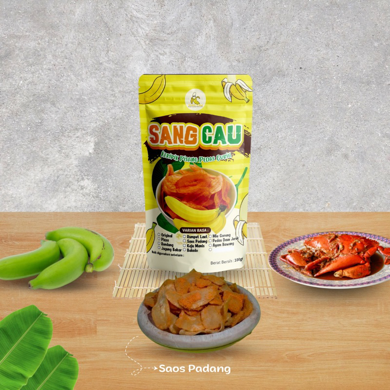 

Sang Cau Viral Keripik Pisang Rasa Saus Padang (100 gr)