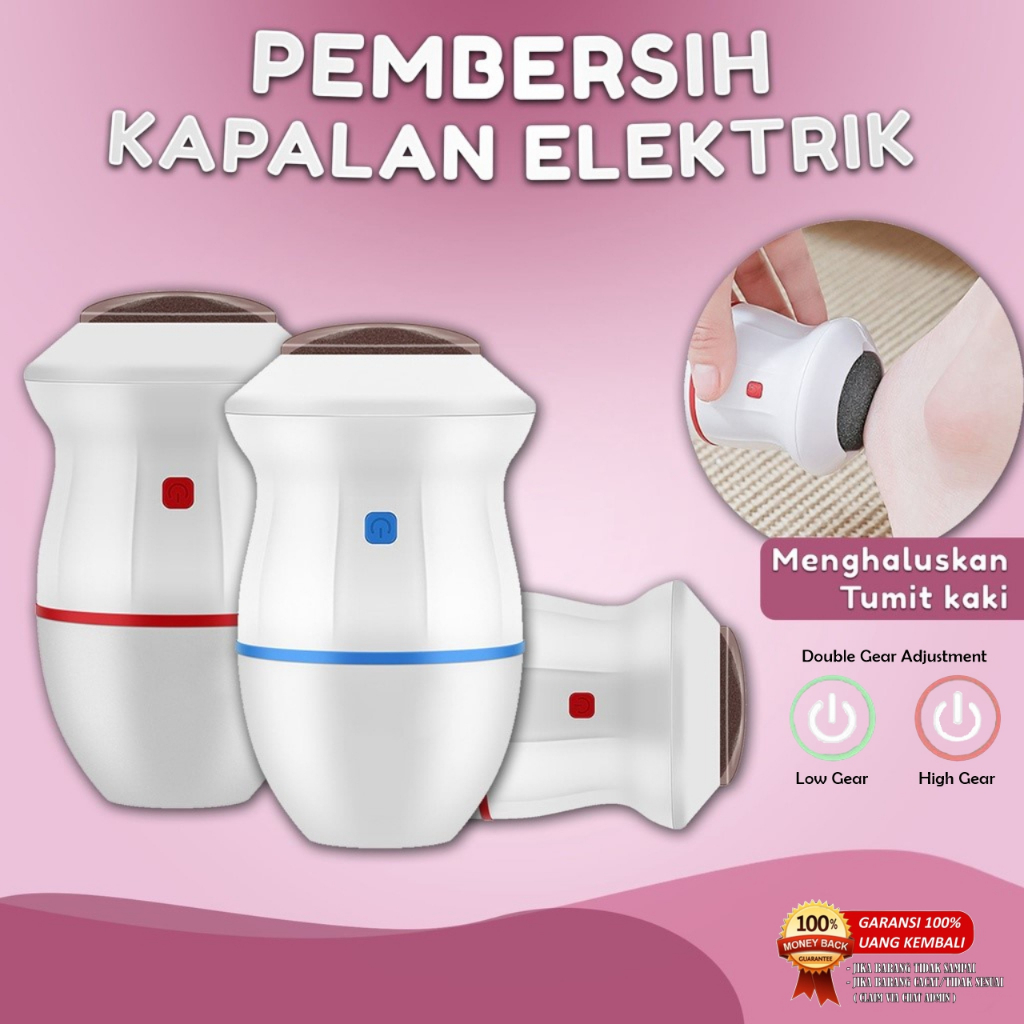 Pembersih Tumit 2000 rpm Penghilang Kapalan Penghalus Perawatan Kaki
