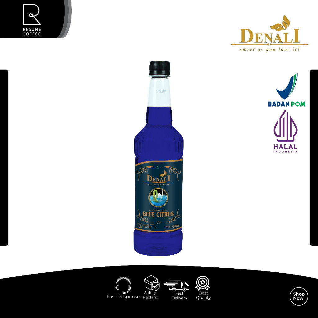 

Denali Syrup - Blue Curacao atau blue Citrus 750ml